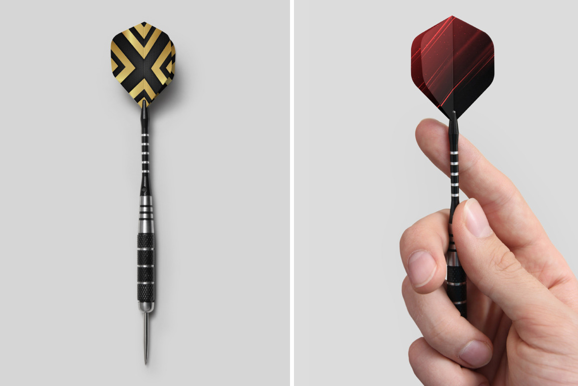 Dart Flight Mockups Dart Flight Mockups