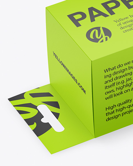 Paper Box Mockup