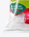 Plastic Bag With Radish Mockup