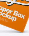 Paper Box Mockup Paper Box Mockup