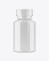 Glossy Plastic Bottle Mockup