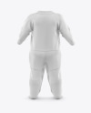 Baby Suit Mockup - Back View