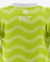 Baby Suit Mockup - Back View