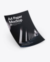 A4 Paper Mockup