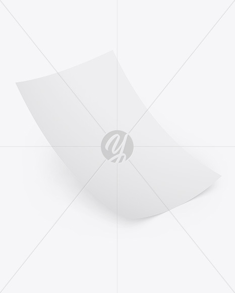 A4 Paper Mockup