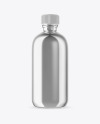 Metallic Cosmetic Bottle Mockup