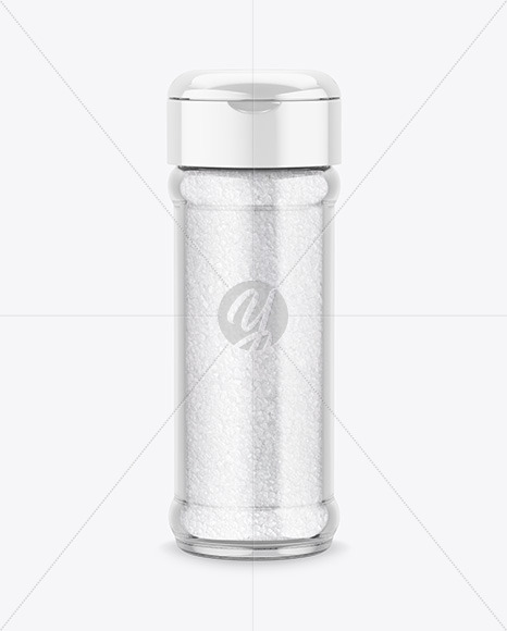 Clear Glass Spice Jar Mockup