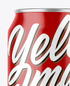 Glossy Drink Can Mockup Glossy Drink Can Mockup