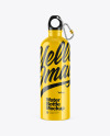 Glossy Water Bottle Mockup