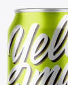 Metallic Drink Can Mockup Metallic Drink Can Mockup