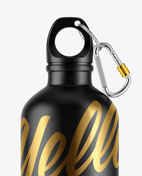 Matte Water Bottle Mockup