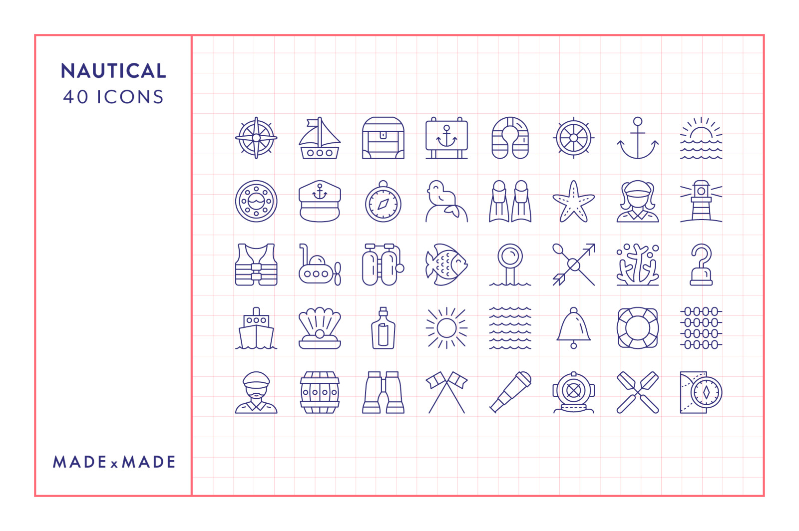 Line Icons – Nautical
