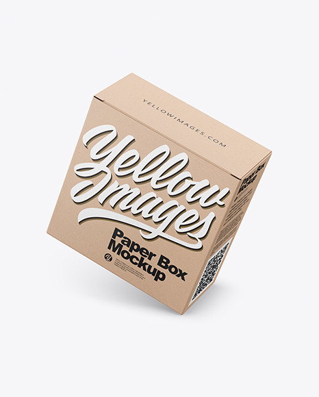 Kraft Box Mockup