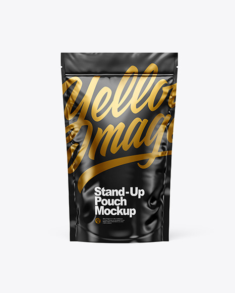 Glossy Stand-Up Pouch Mockup