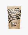 Kraft Stand-Up Pouch Mockup