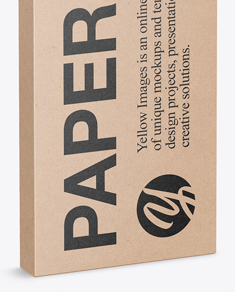 Kraft Box Mockup Kraft Box Mockup