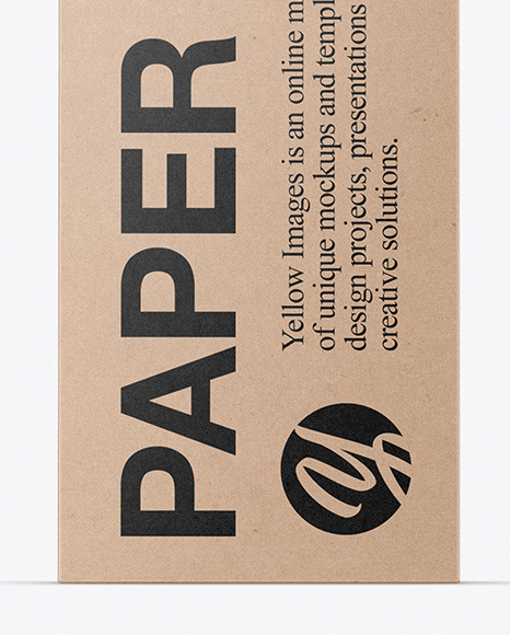 Kraft Box Mockup Kraft Box Mockup