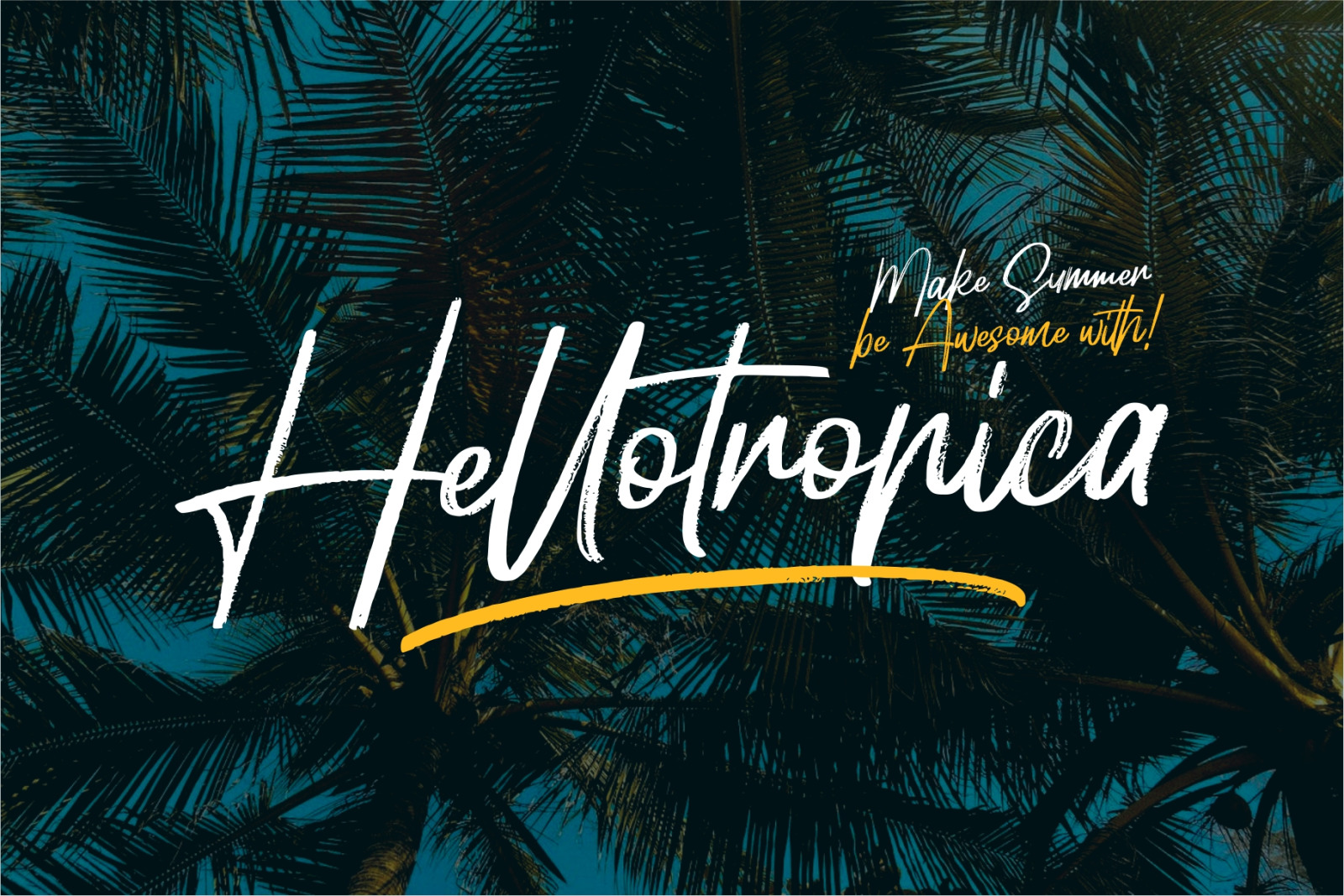 Hellotropica Handbrush Fonts