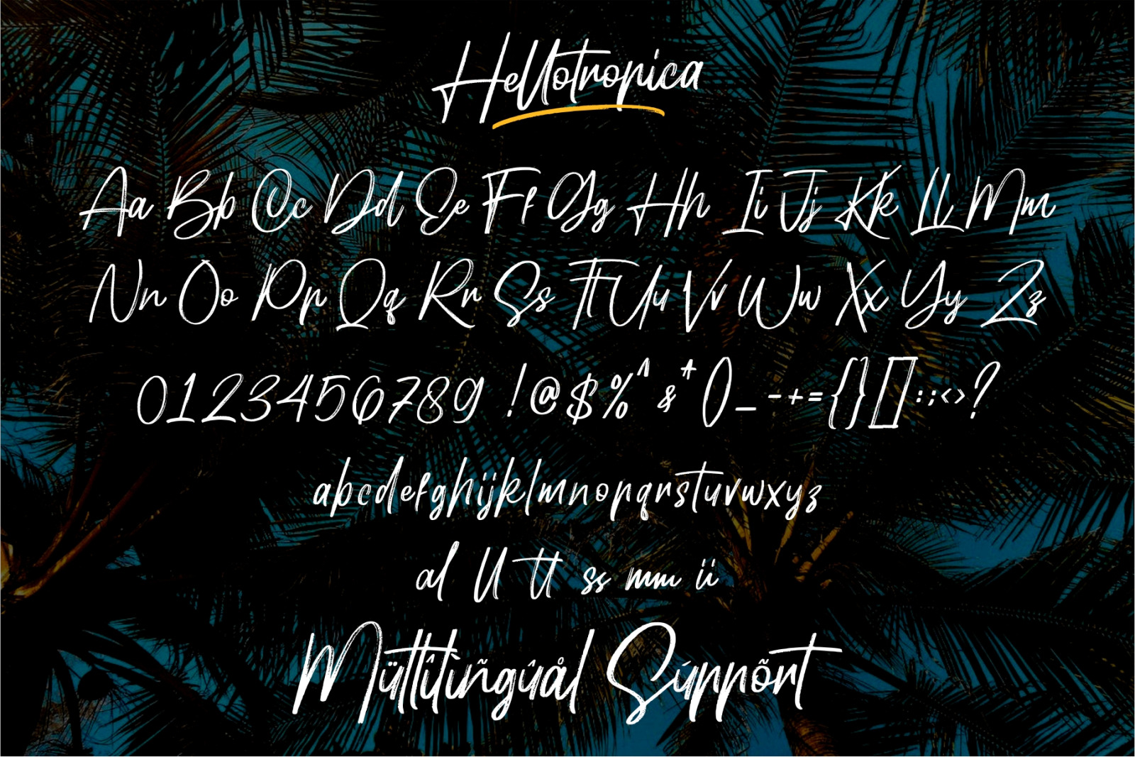 Hellotropica Handbrush Fonts