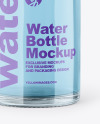 Clear Glass Water Bottle Mockup