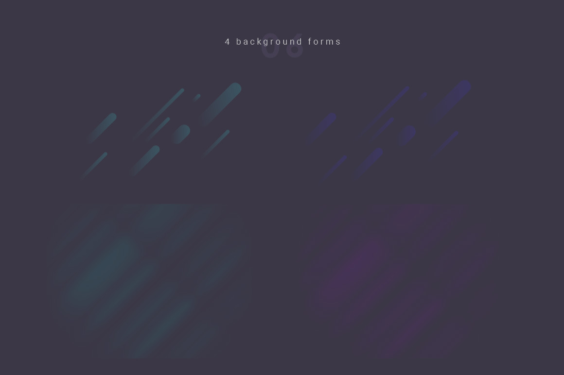 Set of graphic elements ”Dark liquid shapes” Set of graphic elements ”Dark liquid shapes”