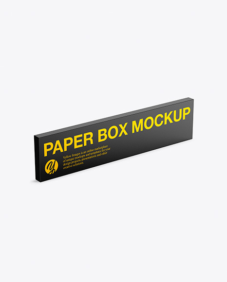 Paper Box Mockup