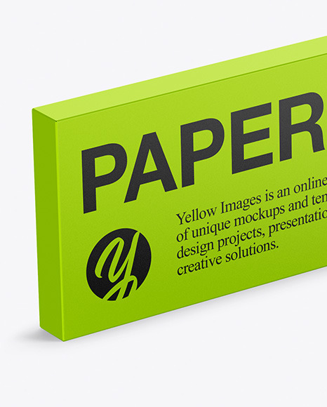 Paper Box Mockup