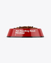 Glossy Pet Feeding Bowl Mockup