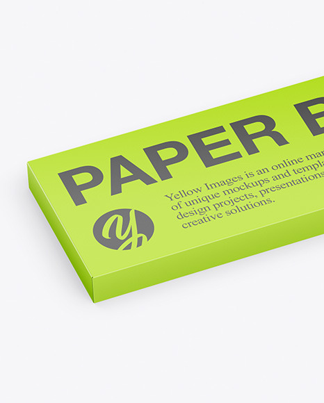 Paper Box Mockup