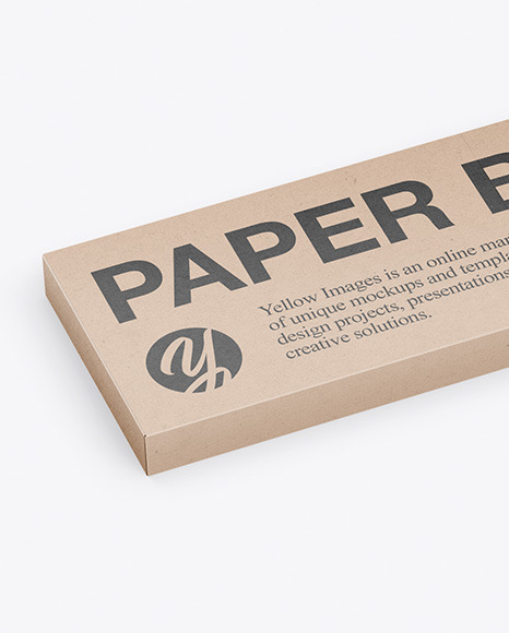 Kraft Box Mockup Kraft Box Mockup