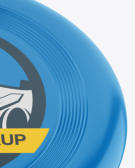 Glossy Frisbee Mockup