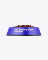 Matte Pet Feeding Bowl Mockup