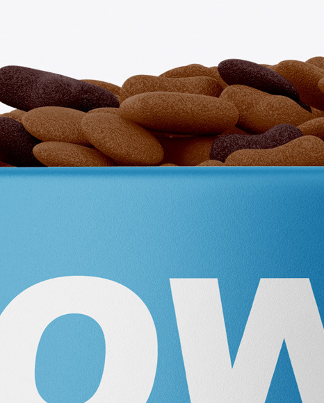 Matte Pet Feeding Bowl Mockup