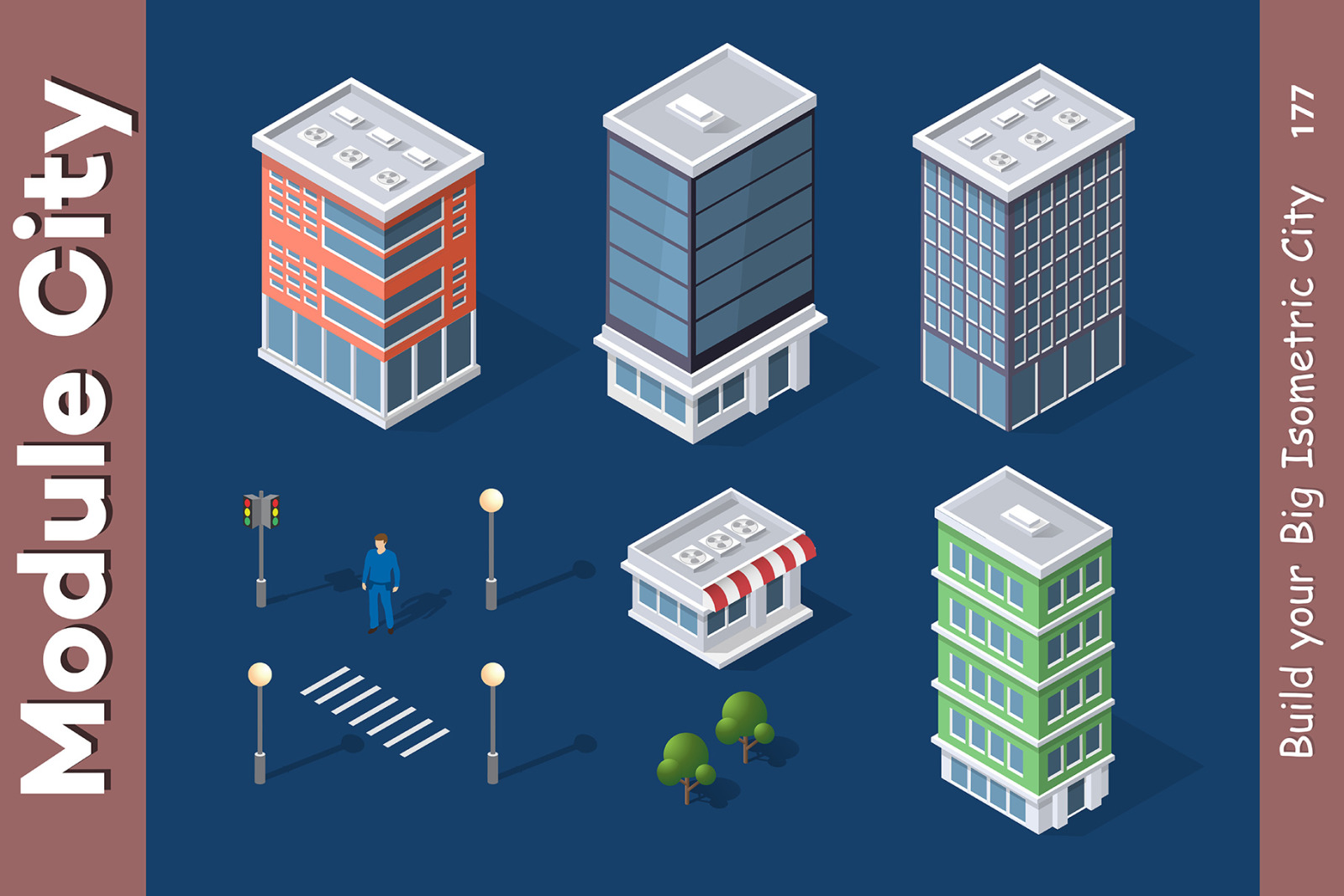 City isometric constructor