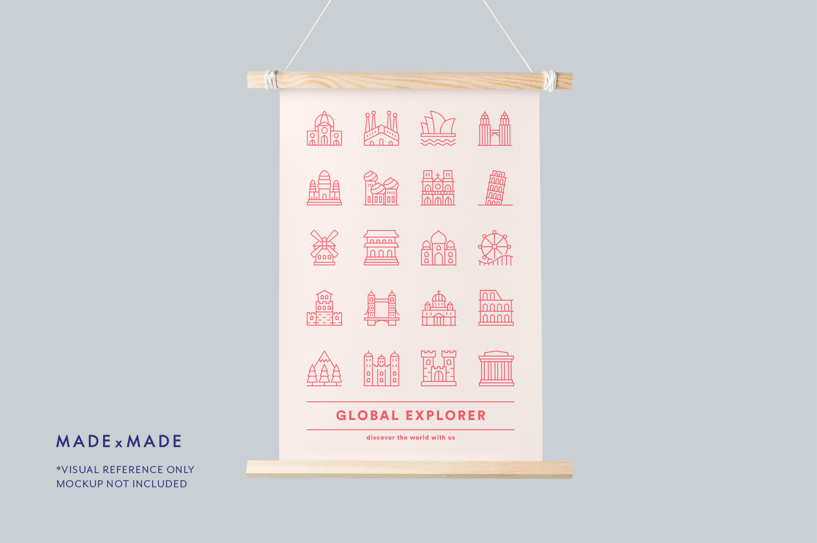 Line Icons – Landmarks