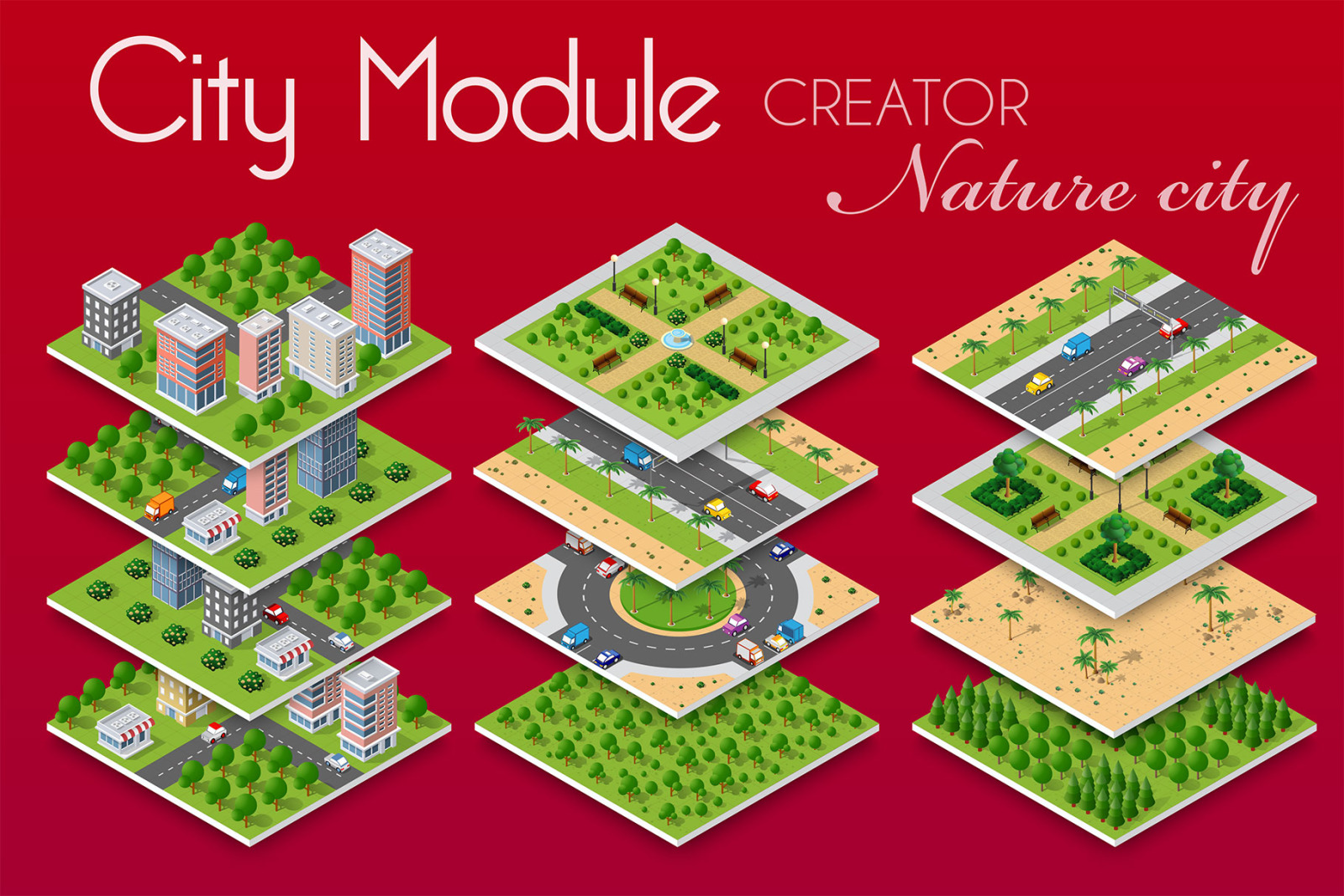 City bundle module city set City bundle module city set