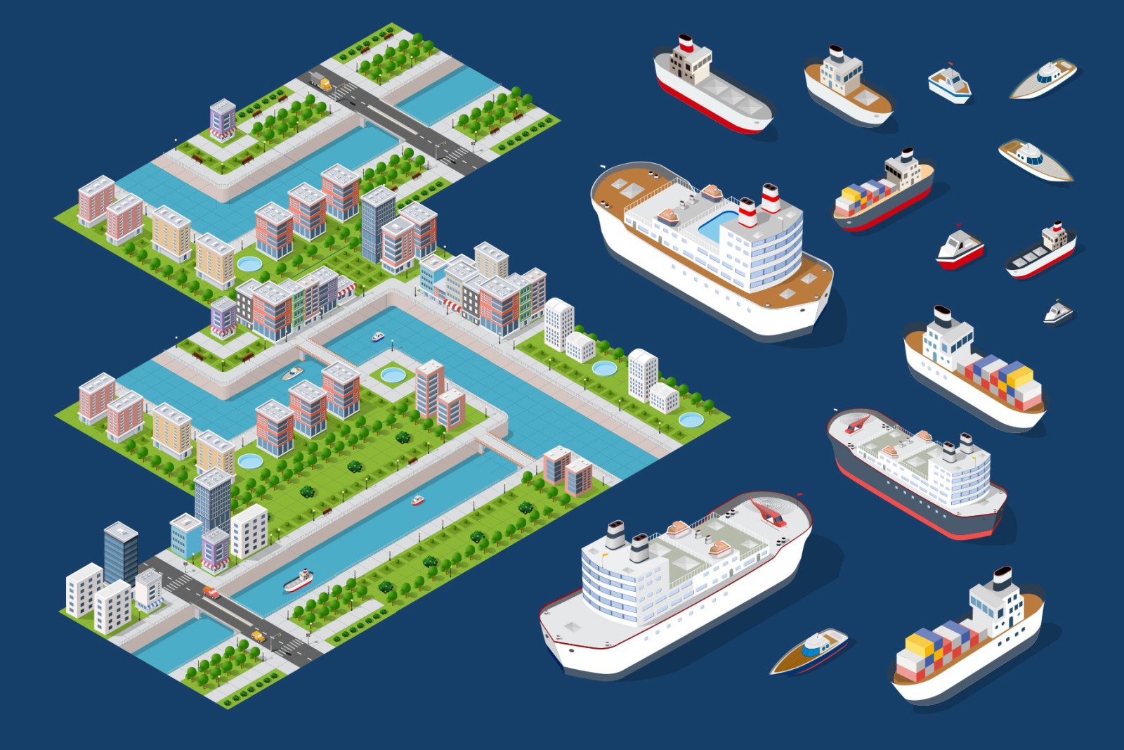 City bundle module city set City bundle module city set
