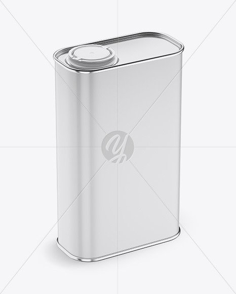 Oil Tin Can Mockup