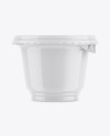 Glossy Plastic Cup Mockup