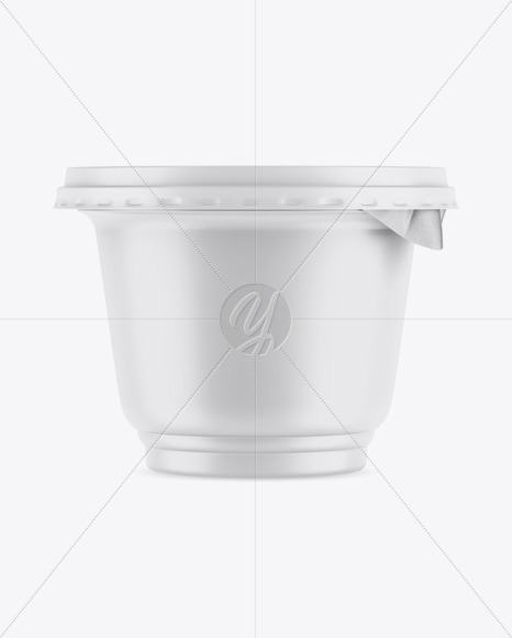 Matte Plastic Cup Mockup