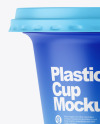 Matte Plastic Cup Mockup