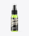 Clear Cosmetic Bottle with Pump Mockup Clear Cosmetic Bottle with Pump Mockup