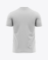 Men’s V-Neck Soccer Jersey Mockup - Back View - Football Jersey Soccer T-shirt