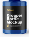 Glossy Dropper Bottle w/ Box Mockup