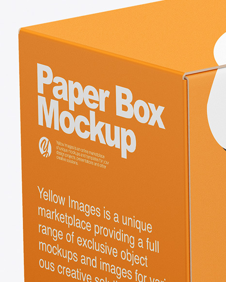 Paper Box Mockup