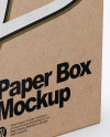 Kraft Box Mockup Kraft Box Mockup