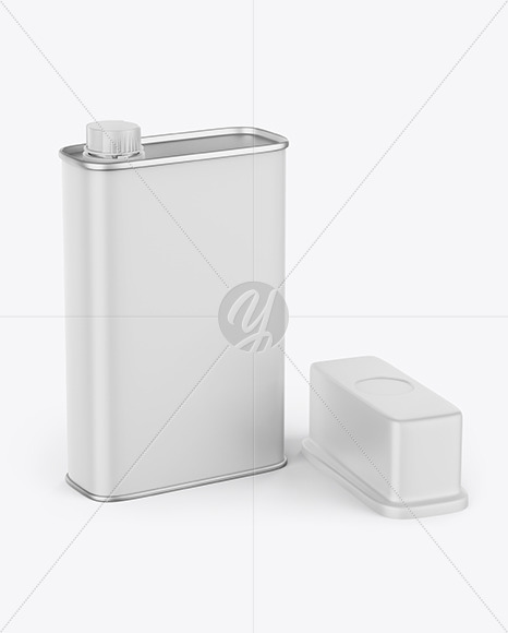 Matte Tin Can Mockup