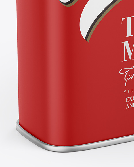 Matte Tin Can Mockup