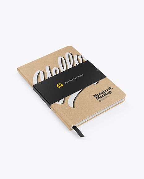 Kraft Notebook Mockup