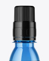 Blue Glass Medicine Bottle Mockup